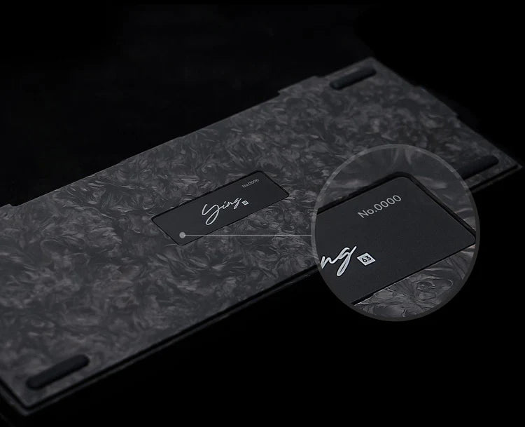 WLMOUSE Ying63 Forged Carbon Fiber HE 8K Keyboard