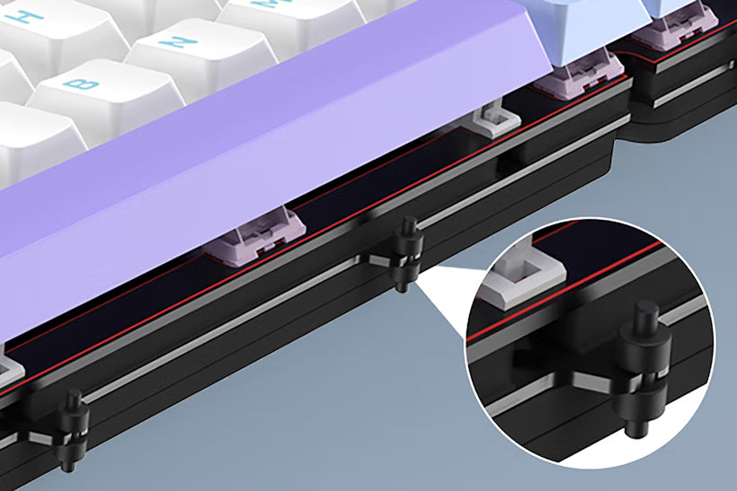 WOBKEY Rainy 75 Pro Aluminum 75% Hotswap Wireless A-RGB Mechanical Keyboard